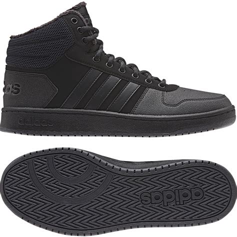 adidas mid zwart|adidas Men's Hoops 2.0 Mid Shoes .